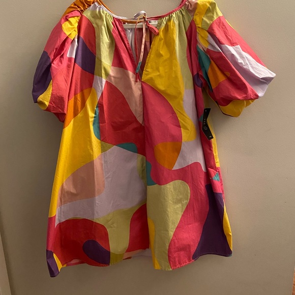 NA-KD Multi Colored Print Dress - Picture 3 of 6